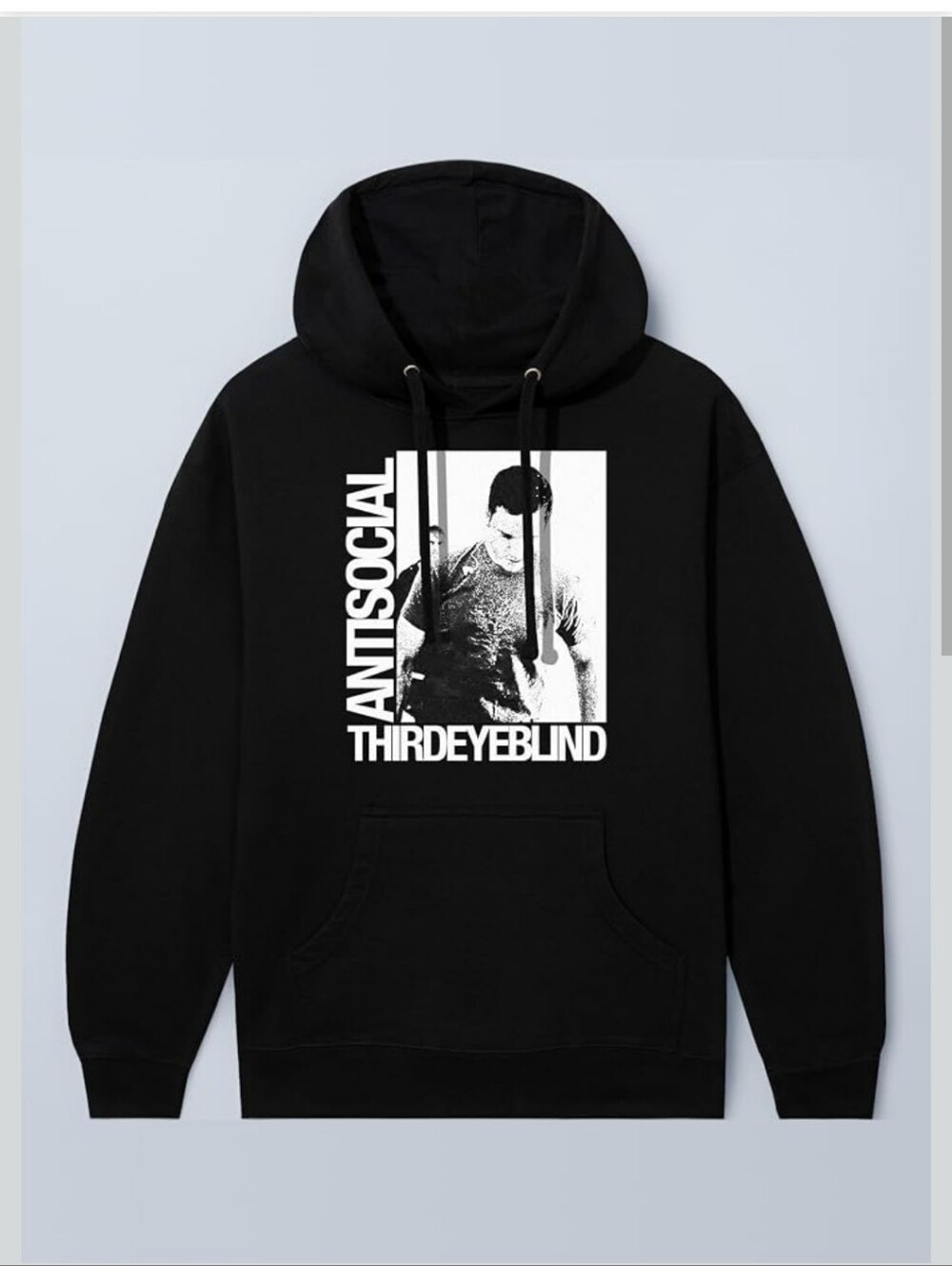 Anti Social Club Thirdeye Blind Black Hoodie Mens Size M. NEW!@